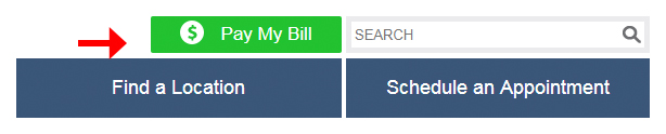 Step 1 Online Bill Process - Click 'Pay My Bill' Button